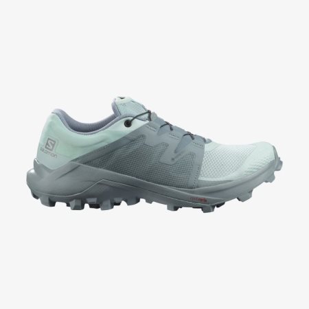 Salomon WILDCROSS GTX Womens Trail Running Shoes Turquoise UK OQBJ